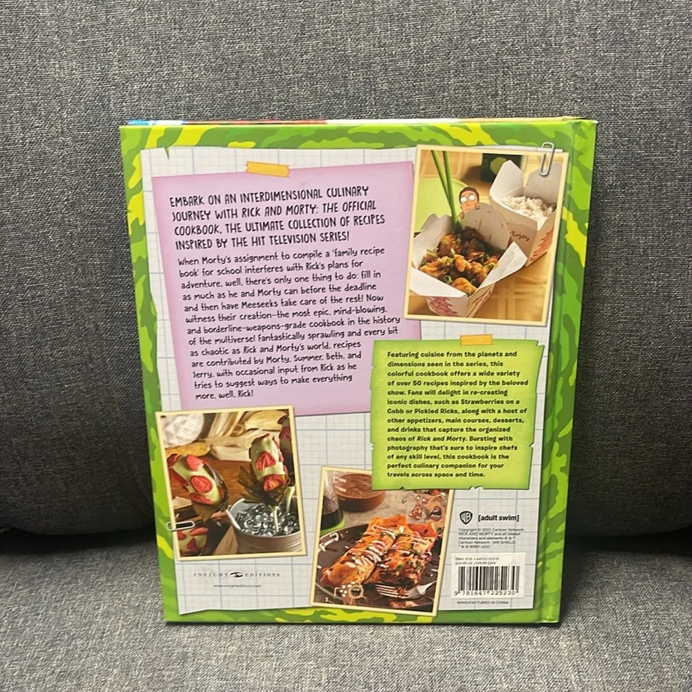 Adult Swim Rick and Morty- The Official Cookbook